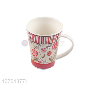 Good quality creative design colourful ceramic water cup