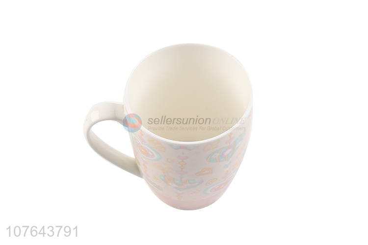 Wholesale fashion printing good quality ceramic water cup coffee mug