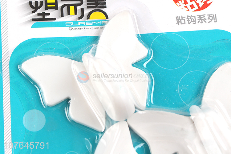 Hot Sale Butterfly Shape Sticky Hook Fashion Adhesive Hook