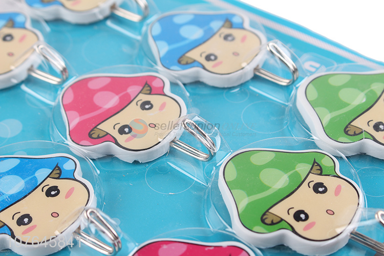Cartoon Mushroom Shape Colorful Sticky Hook Cheap Adhesive Hook