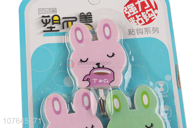 Cartoon Design Colorful Sticky Hook For Household