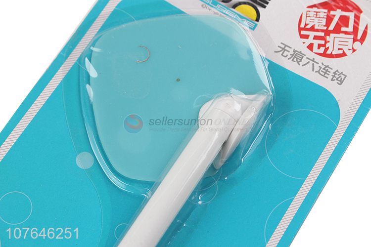 Hot Selling Multipurpose Sticky Hook Fashion Plastic Wall Hook