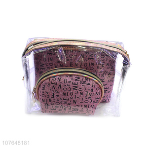 Hot Selling Ladies Makeup Bag Fashion Cosmetic Bag Set