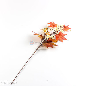 Low price custom maple leaf pumpkin autumn long branch