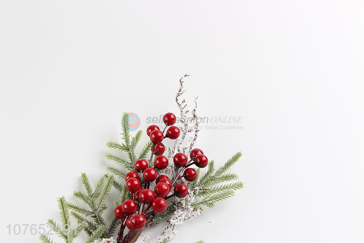 Popular holiday flower arrangement decoration Christmas long branch