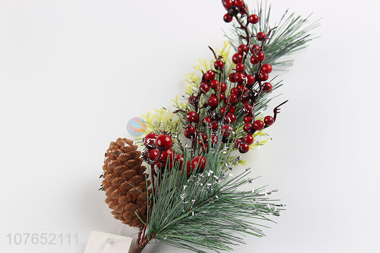 High quality pine cones decorate Christmas tree decoration sprigs