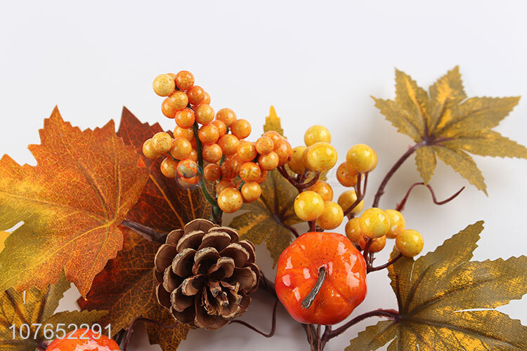 Hot sale theme party holiday decoration autumn wreath