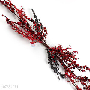 Wholesale wall decoration supplies red fruit horn decoration