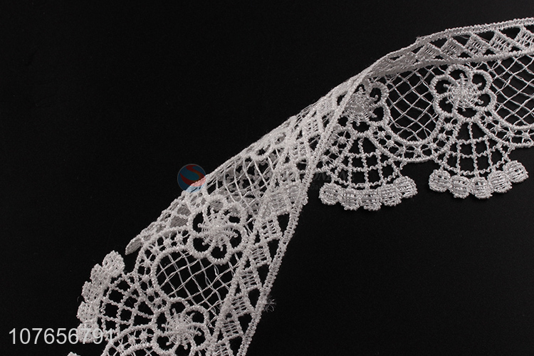 Popular product top quality polyester lace trim for clothing