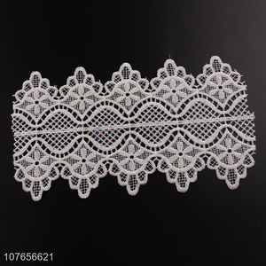 Delicate design lace trim ribbon embroidery lace