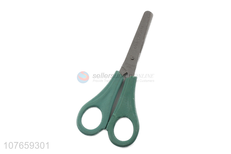 Hot sale blunt end stainless steel scissors children safety scissors