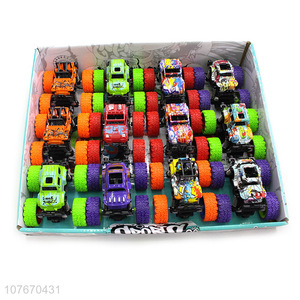 Popular educational toys stunt buggy children's graffiti toy car