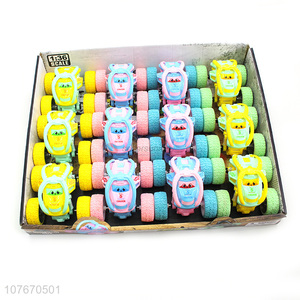 Fresh macaron color children's toy car stalls selling toy off-road vehicles