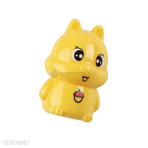 Factory price school stationery dog shape plastic pencil sharpener