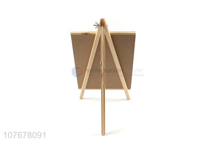 Wooden shop restaurant advertising display board triangle bracket blackboard