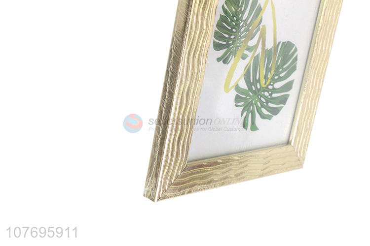 Top seller decorative standing picture frame gold photo frame