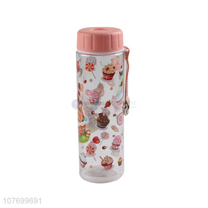 Wholesale red cartoon water cup can carry portable water bottle