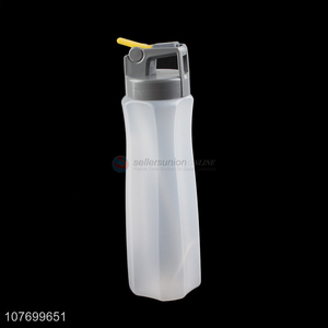 Hot sale portable frosted water cup with straw cup