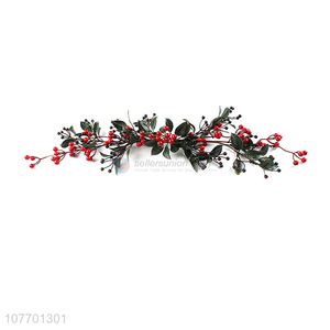 Good sale Xmas decoration artificial tree branch with red fruit