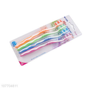 New design plastic soft touch toothbrush for adult