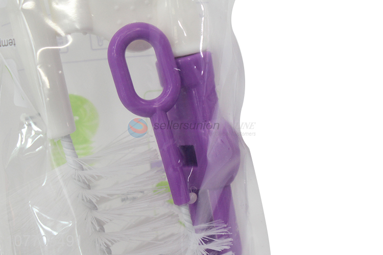 Hot sale glass cup water bottle baby bottle cleaning brush