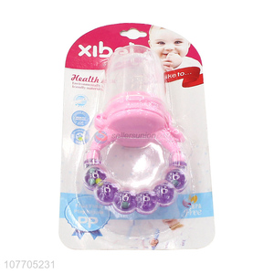 Good quality food grade baby pacifier <em>nipple</em> fresh fruit feeder