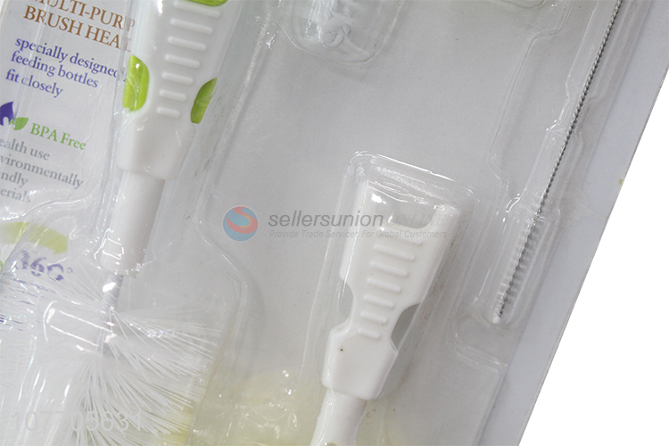 Latest design glass cup water bottle baby bottle sponge brush