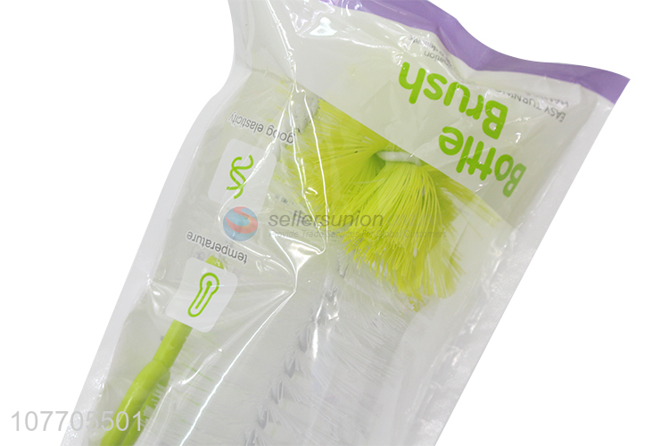 New products long handle plastic bottle cleaning brush for baby