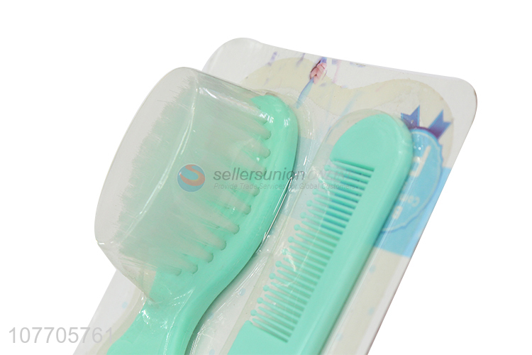Most popular paw shape handle baby comb and hair brush set