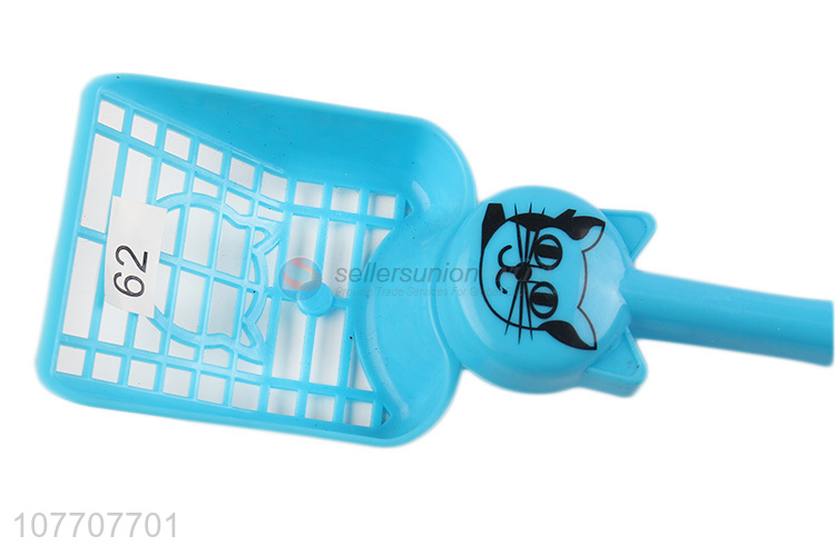 New arrival blue poop shovel tool for sale pet cat litter shovel