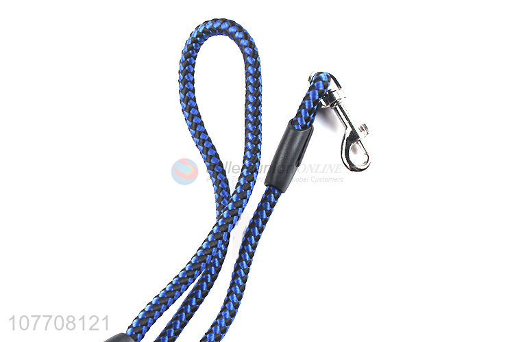 Hot sale single head braided PP round rope dog leash pet leash