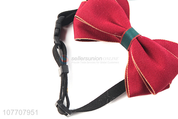 Wholesale cute pet collar with bowknot pet clothing accessories