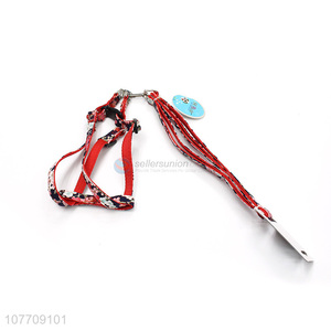 Promotional price soft pet <em>dog</em> <em>leash</em> with harness