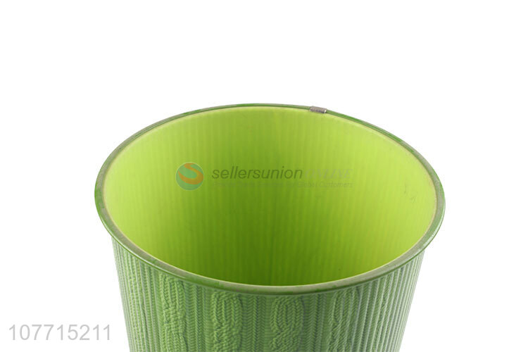 Fashion Style Plastic Trash Can Round Garbage Bin Wholesale