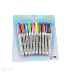 Factory Wholesale 10 Pieces Permanent Marker Marking Pen Set