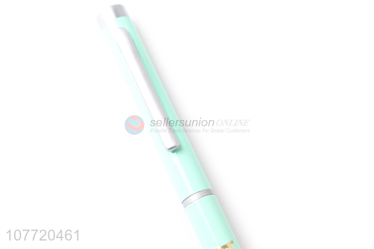 Custom logo personalized rotating metal ball pens for gift promotion