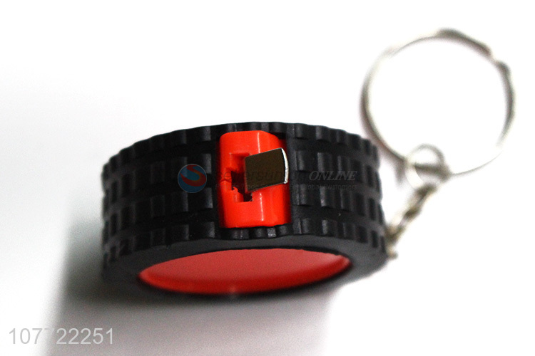 Creative design tire shape key chain for decoration