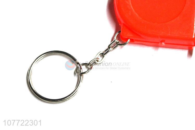 Good quality mini steel tape measure with key chain