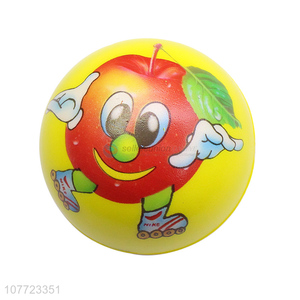 Cartoon beach ball with fruit pattern for children