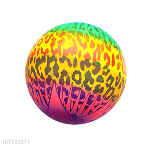 Children's inflatable rainbow ball PVC ball color pattern beach ball