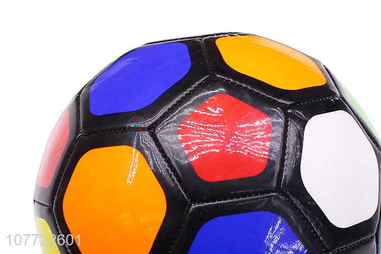 Unique design No. 5 ball color honeycomb laminated football