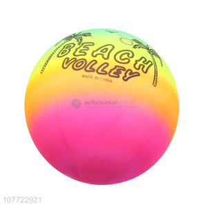 Inflatable rainbow ball PVC ball color pattern volleyball beach ball