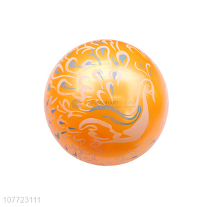 Creative orange beach toy ball explosion-proof transparent two-color ball