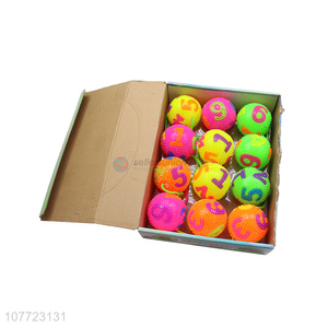 Wholesale flash elastic massage ball jumping ball with spiked ball