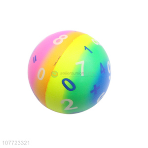 Environmental protection rainbow ball PVC ball children inflatable toy ball