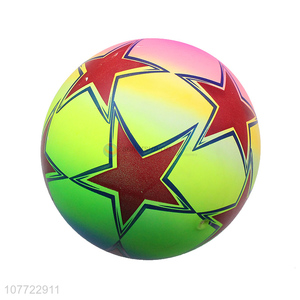 Low price thickened pvc material racket ball rainbow beach volleyball