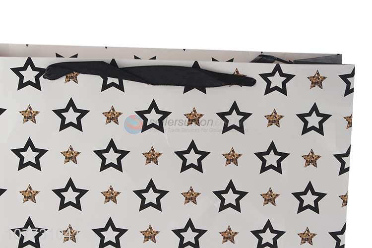 New style simple star paper bag portable packaging gift bag