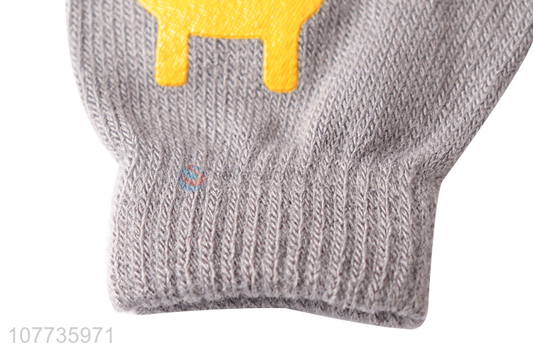 Factory price winter gloves knitted gloves for kids