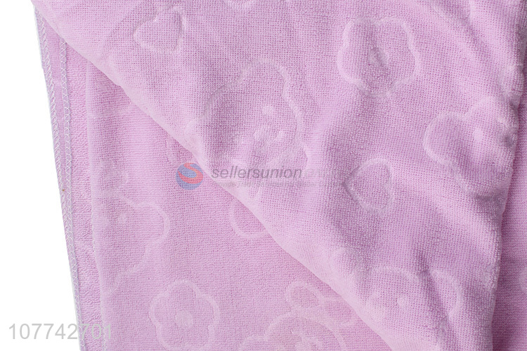 New design soft bath towel with cute bear pattern