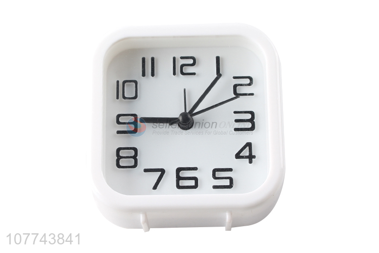 Simple design alarm office table clock for sale